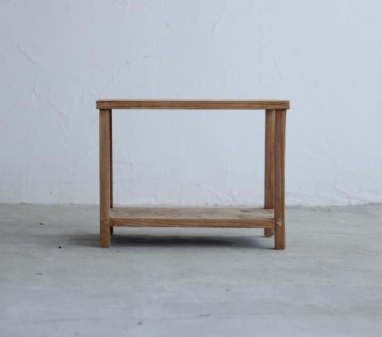 小さな欅の展示台