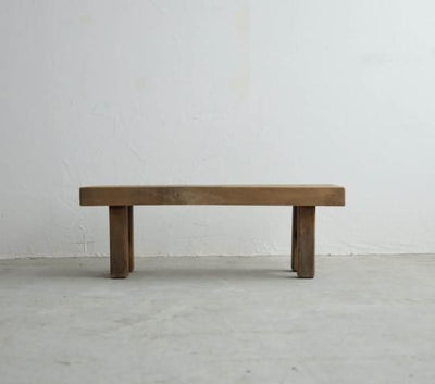 重厚なBench&Table