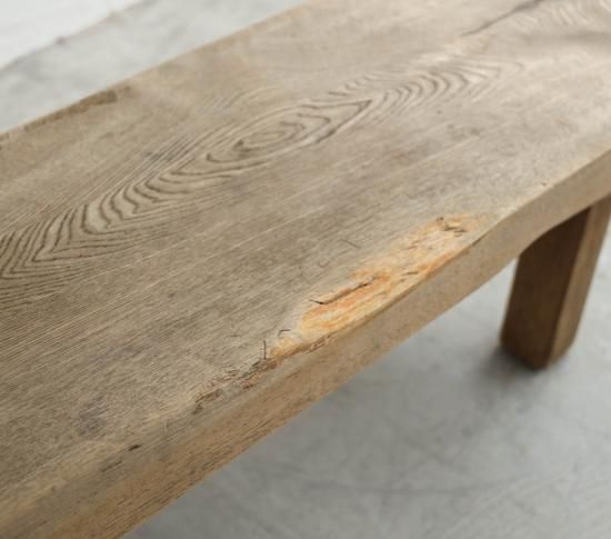 重厚なBench&Table