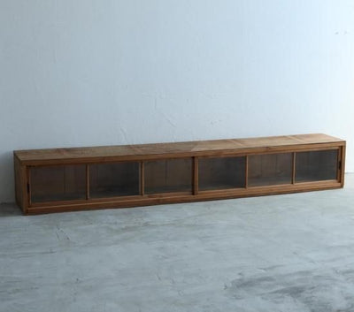 ワイドな屋久杉のテレビボード