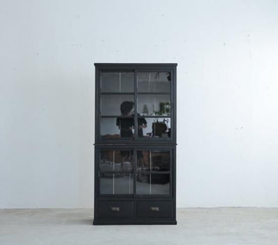 クールな収納棚(漆黒)