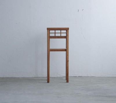 格子の花台
