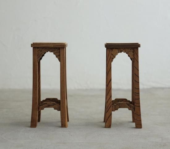 玉杢の小さな展示台