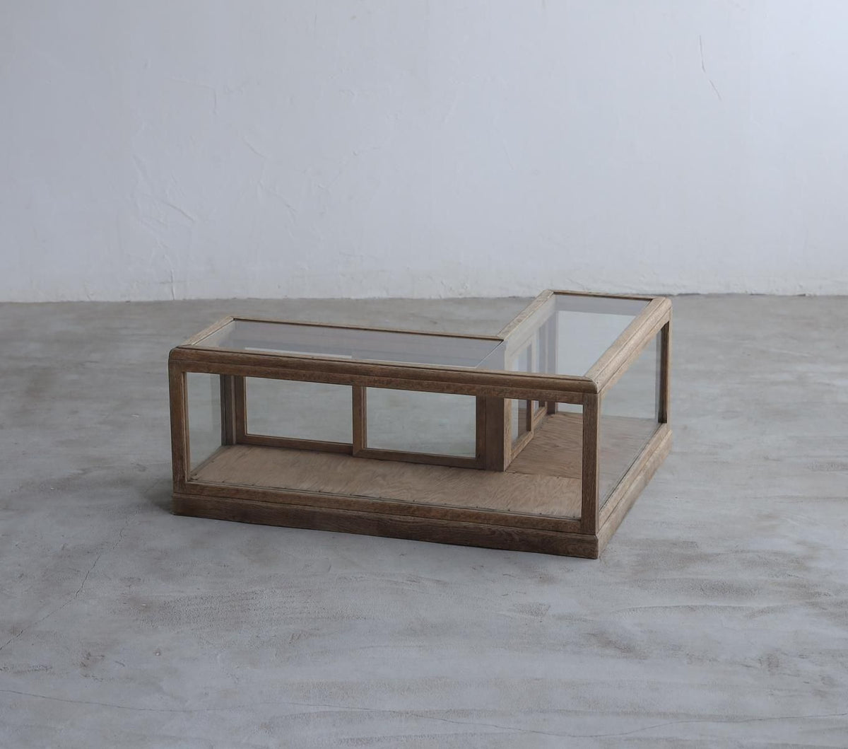 大正ロマンなL字卓上ショーケース